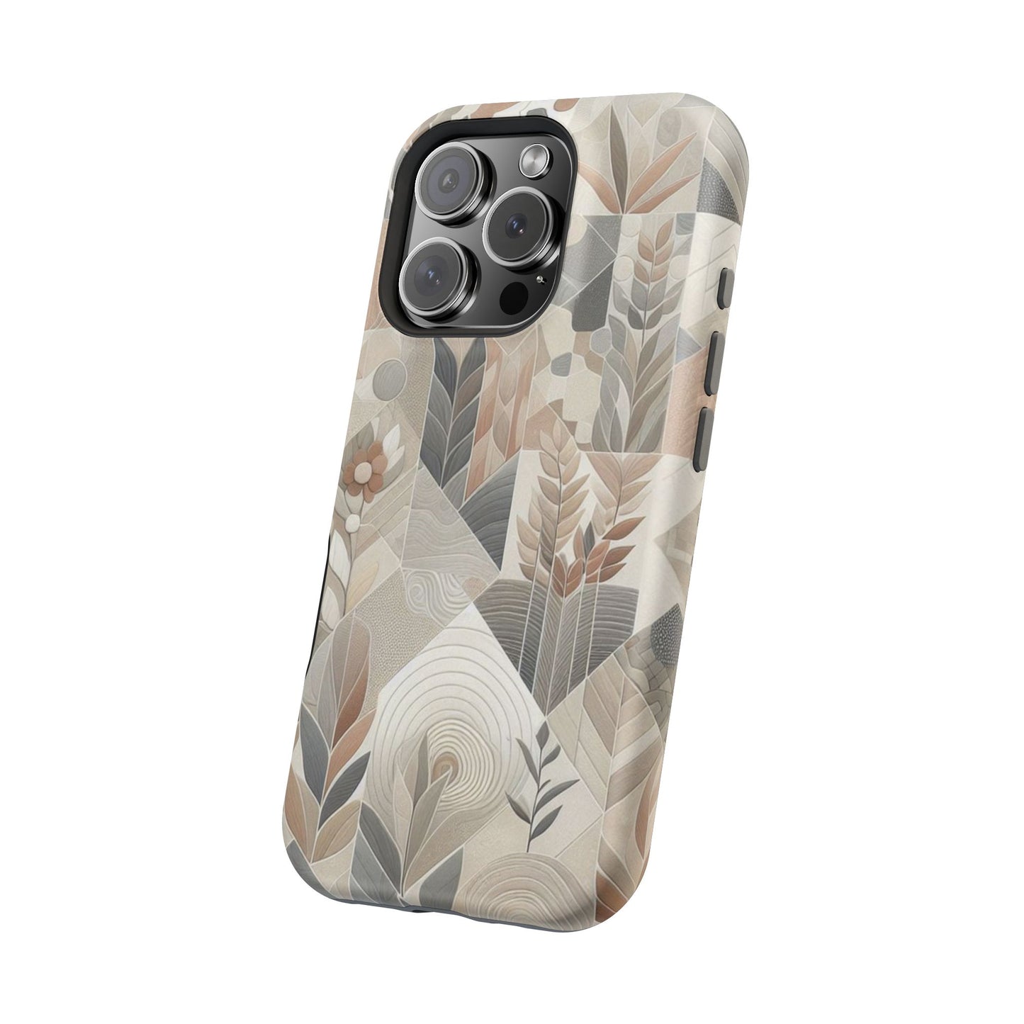 Boho Mosaic Phone Case Magnetic