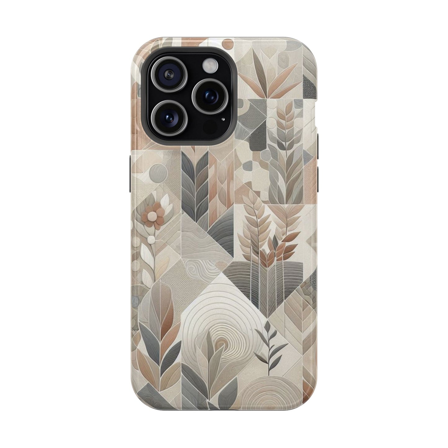 Boho Mosaic Phone Case Magnetic