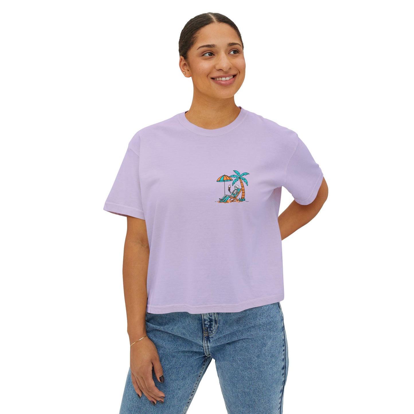 Summer Skeleton Women's Tee - Summerween Shirt