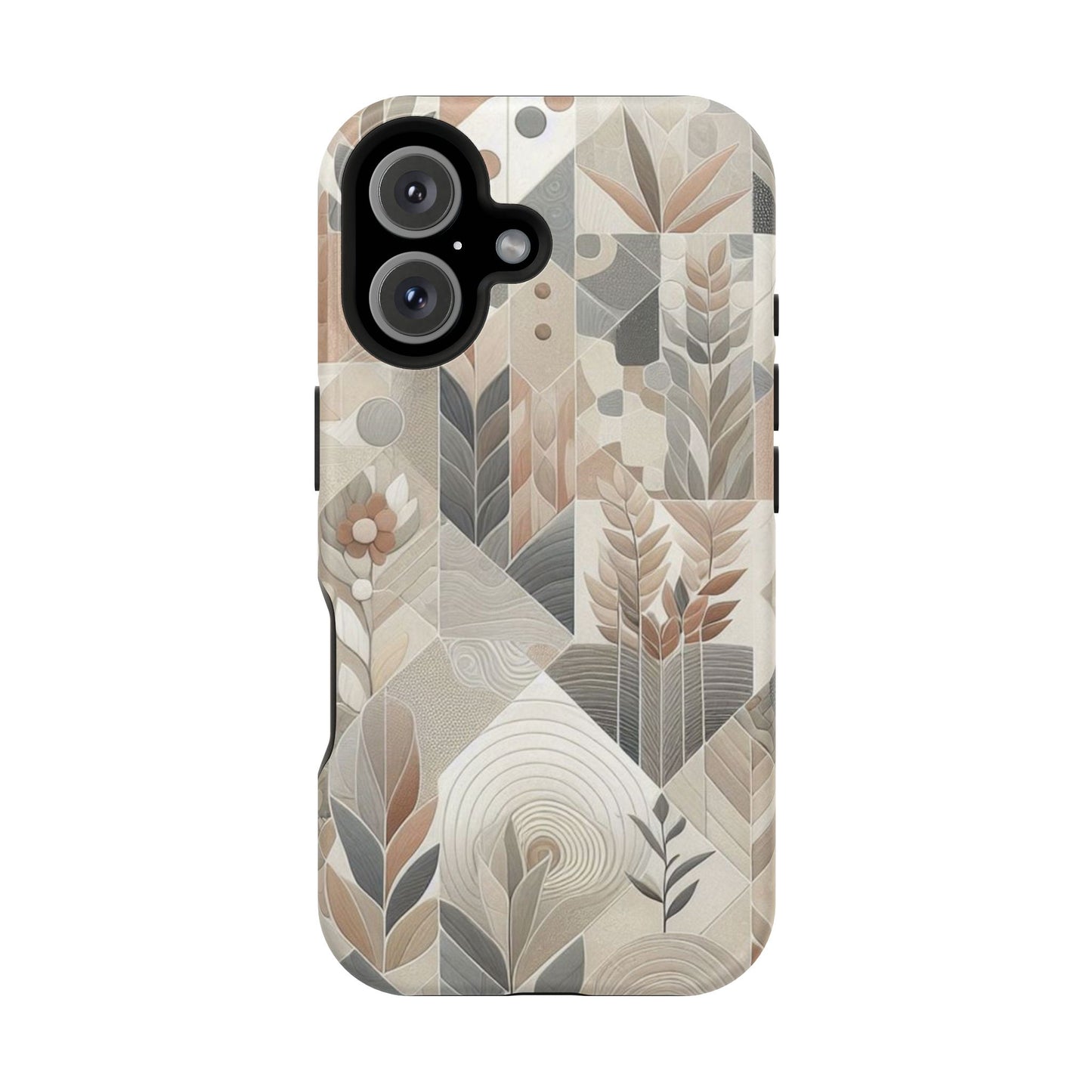 Boho Mosaic Phone Case Magnetic