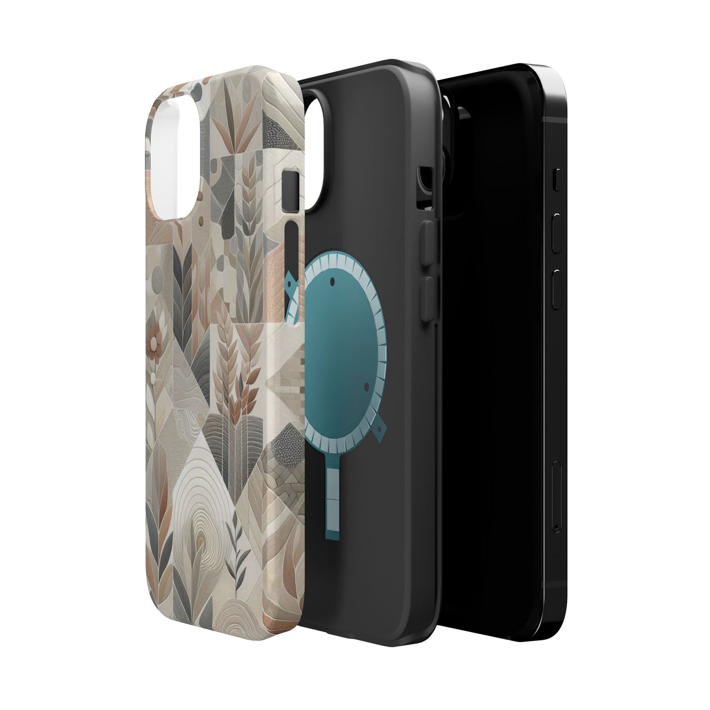 Boho Mosaic Phone Case Magnetic