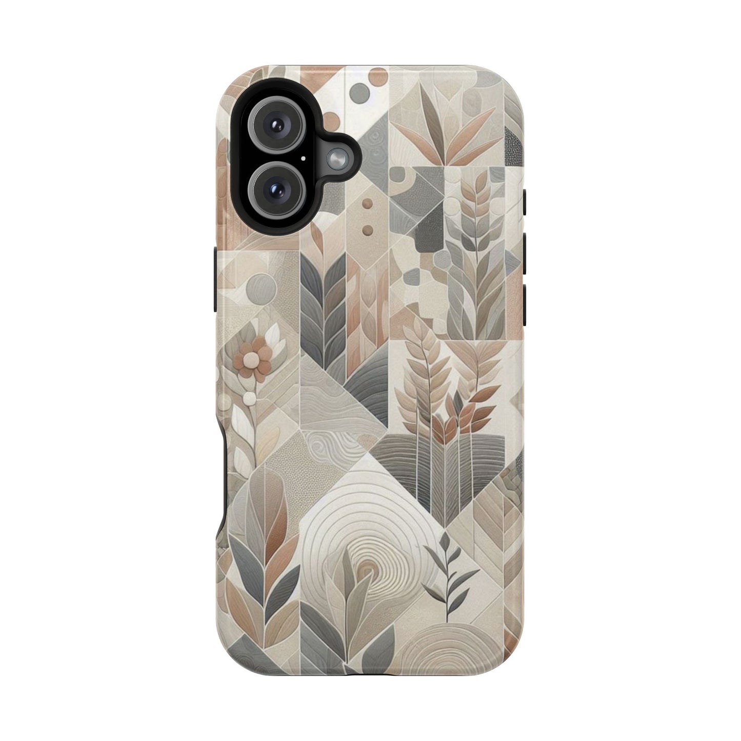 Boho Mosaic Phone Case Magnetic