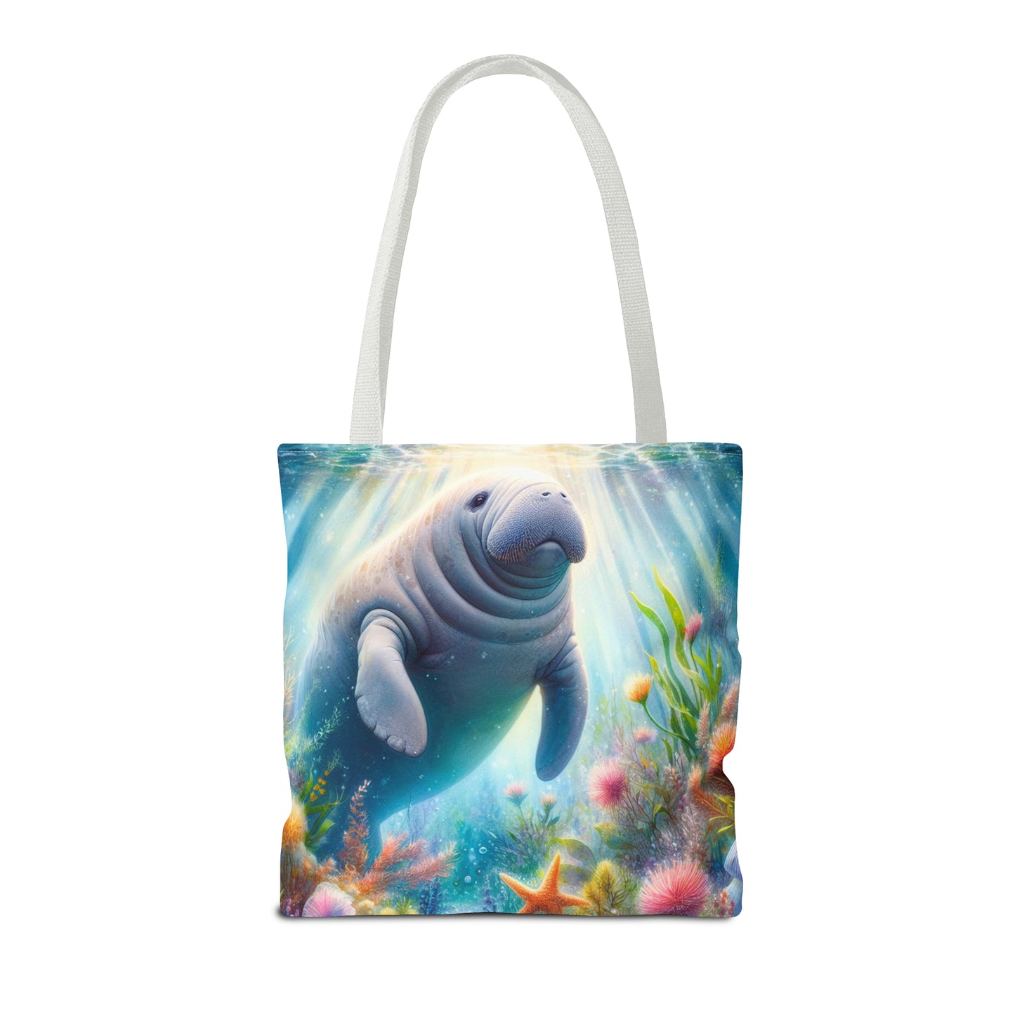 Manatee tote bag