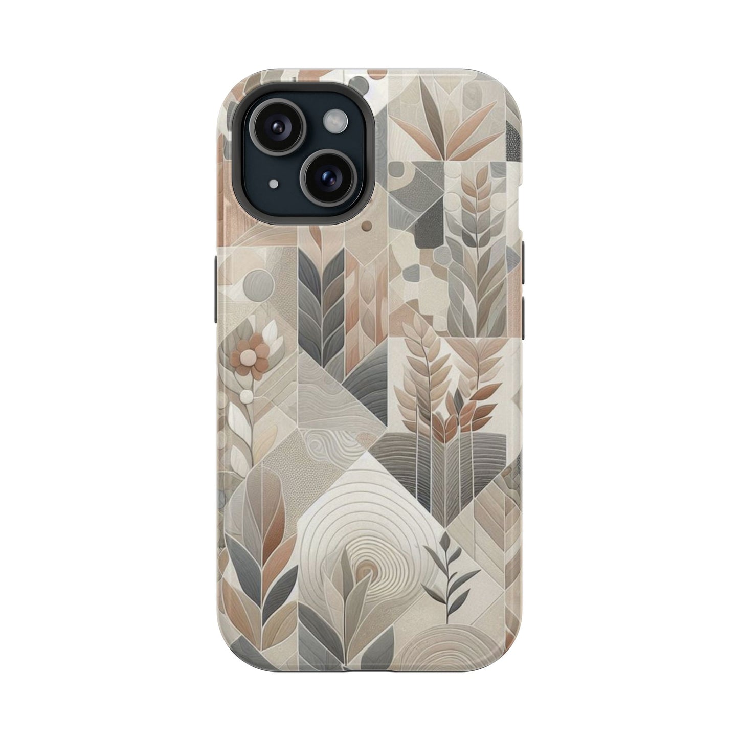 Boho Mosaic Phone Case Magnetic