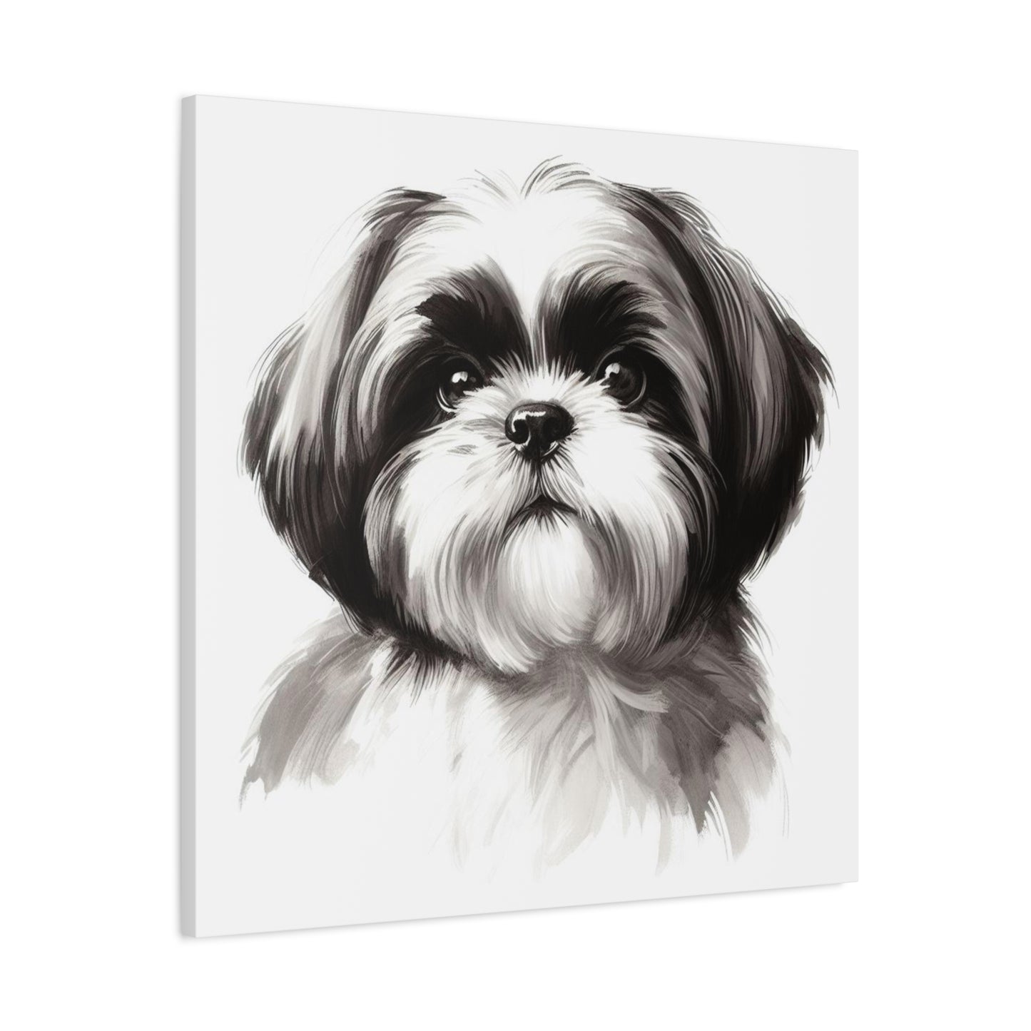 Shih tzu painting