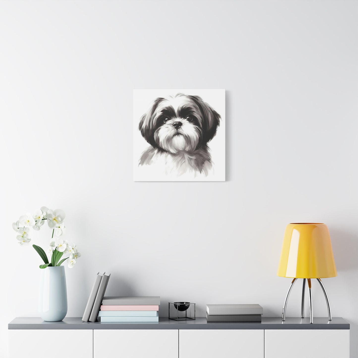 Shih tzu painting