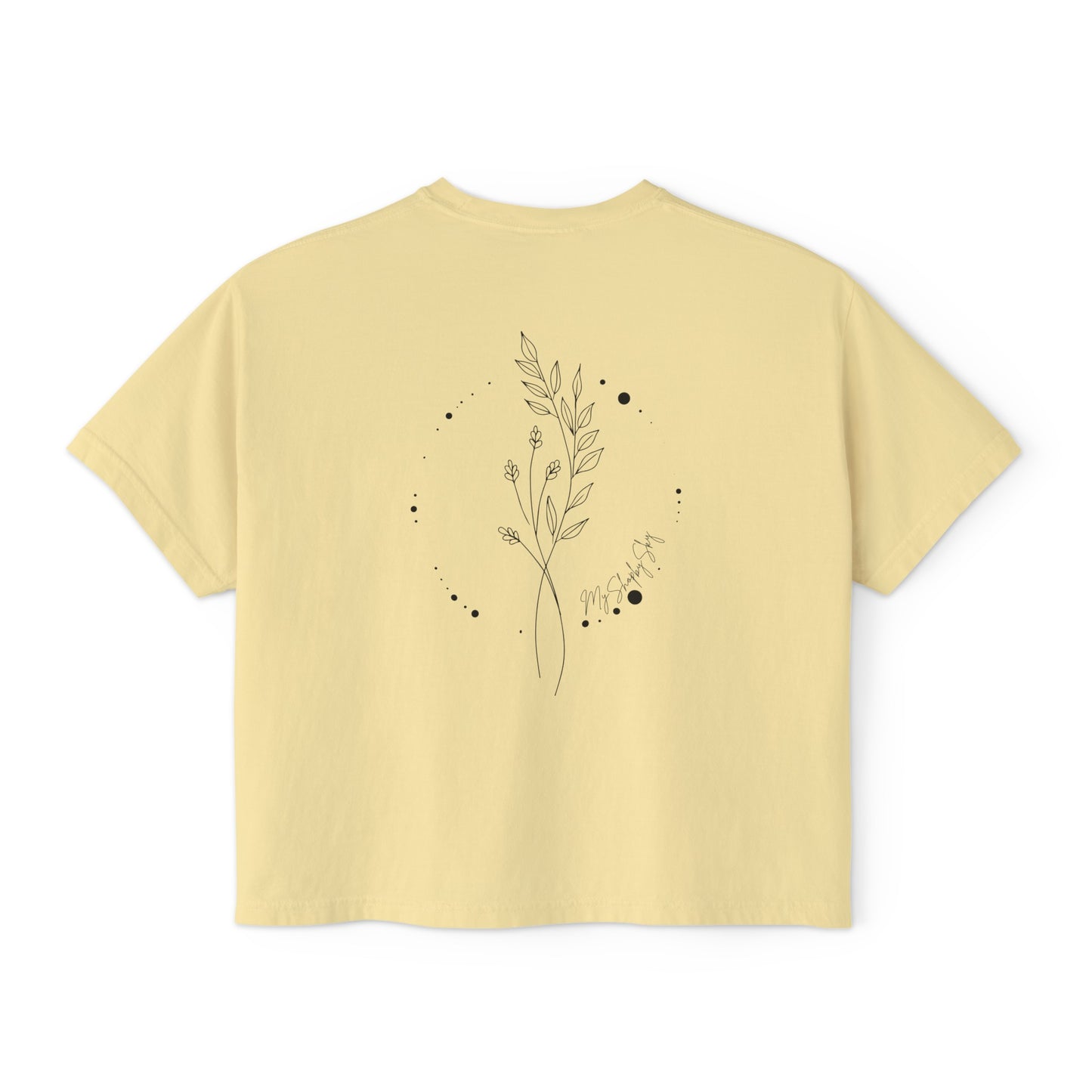 Flower Boxy Tee Women's