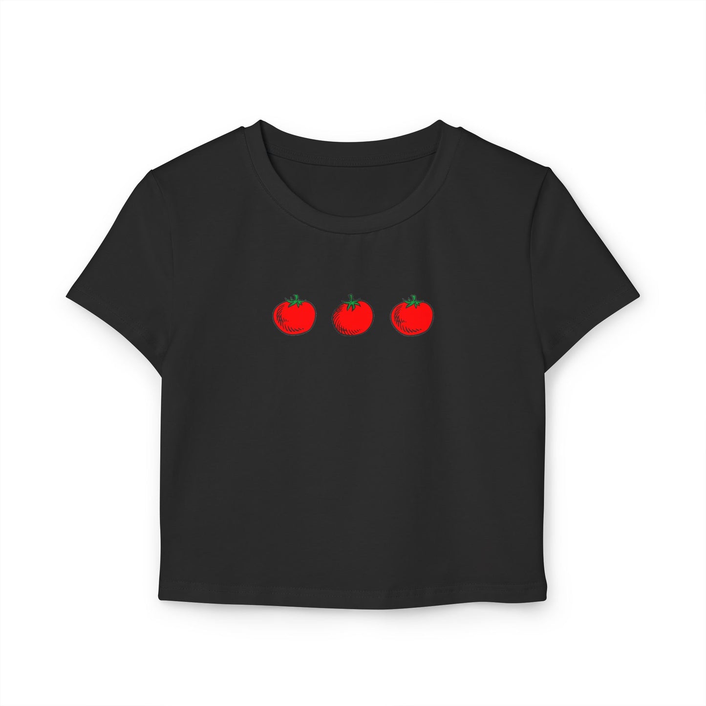Tomato Baby Tee Shirt for Women