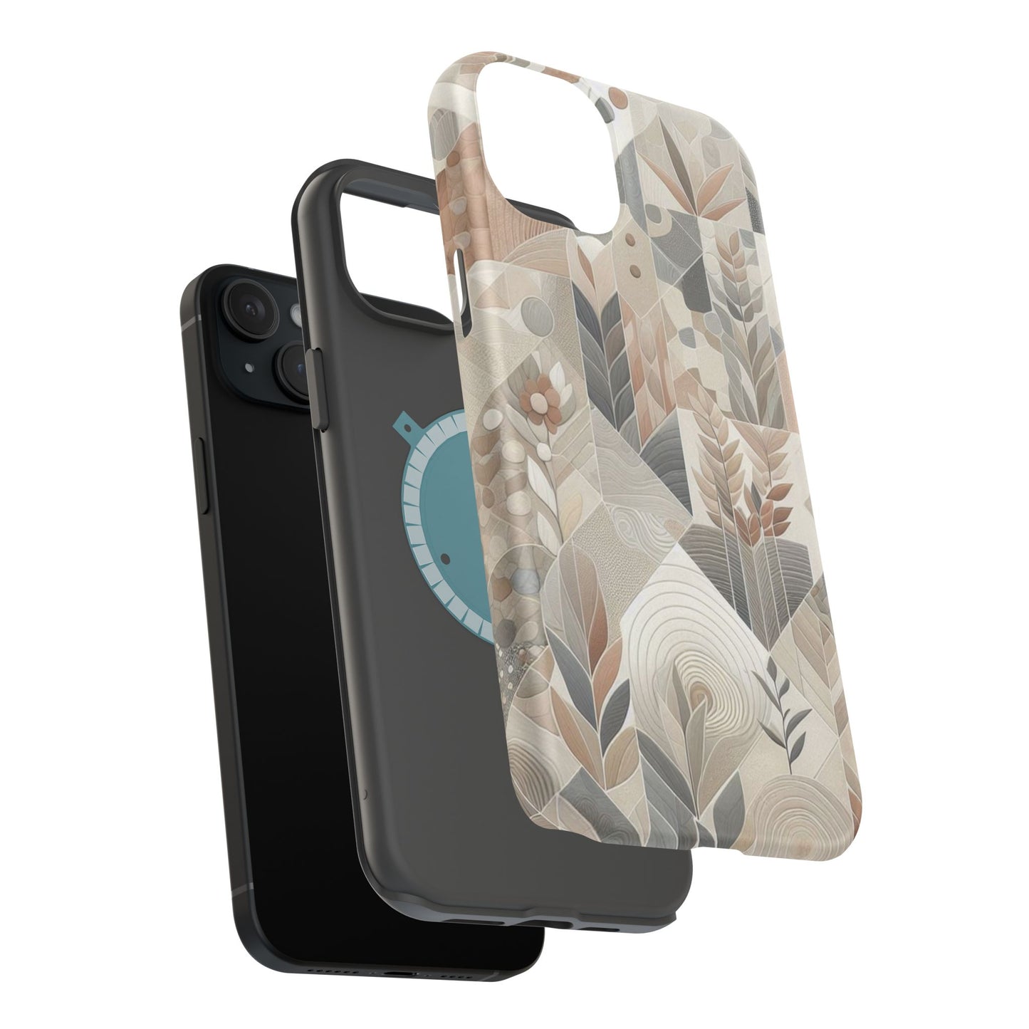 Boho Mosaic Phone Case Magnetic