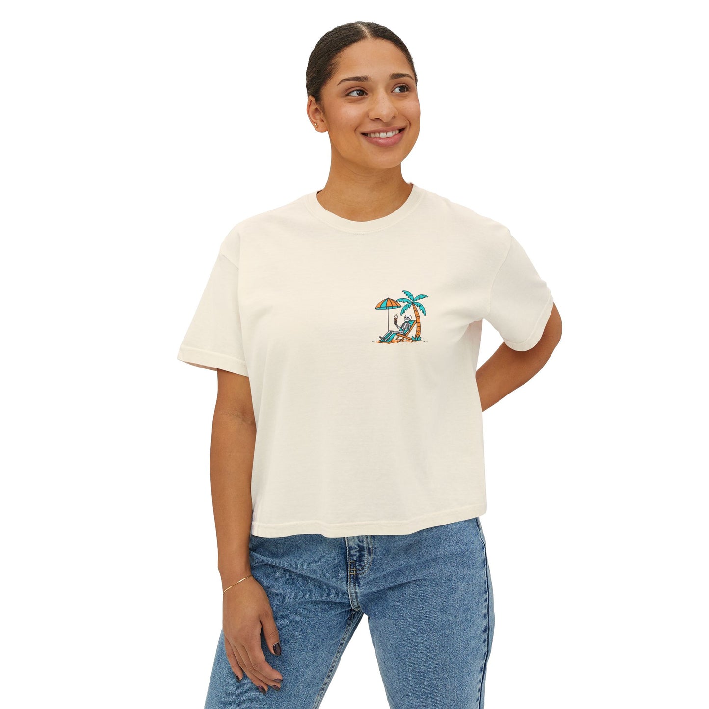 Summer Skeleton Women's Tee - Summerween Shirt