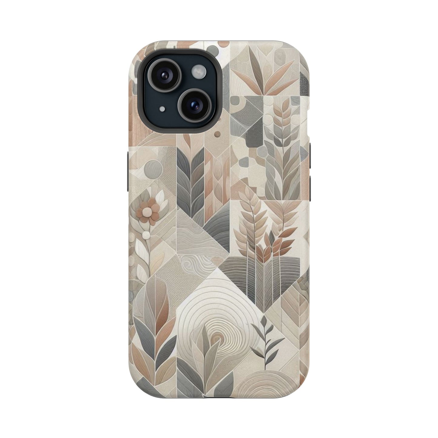 Boho Mosaic Phone Case Magnetic