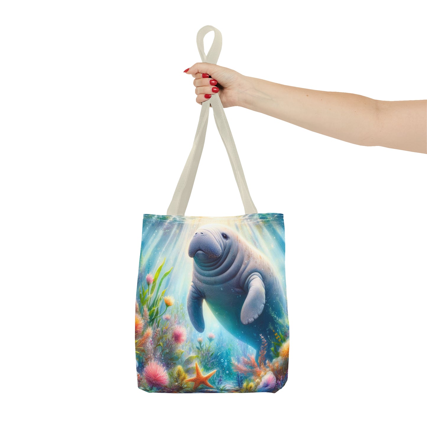 Manatee tote bag