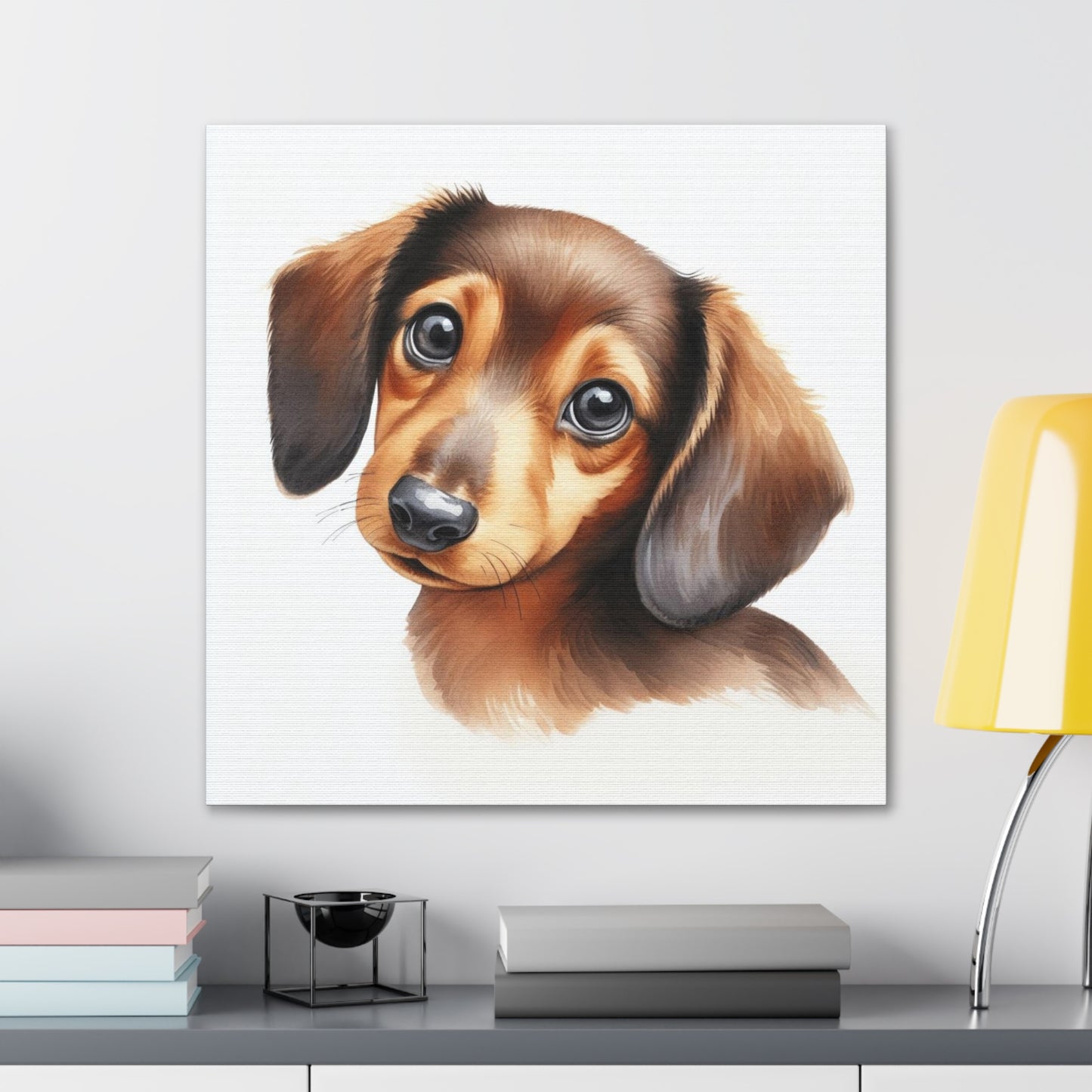 Dachshund painting