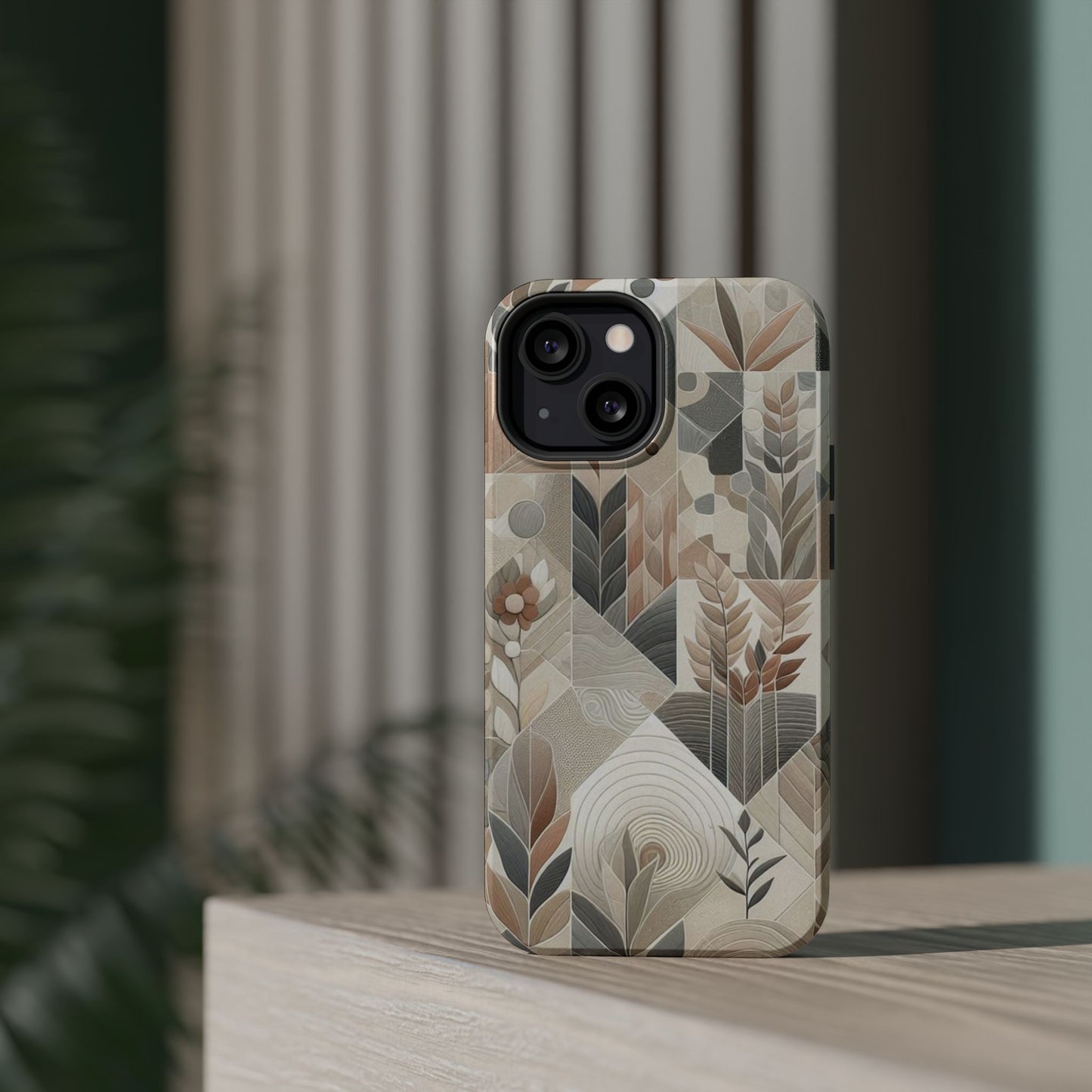 Boho Mosaic Phone Case Magnetic