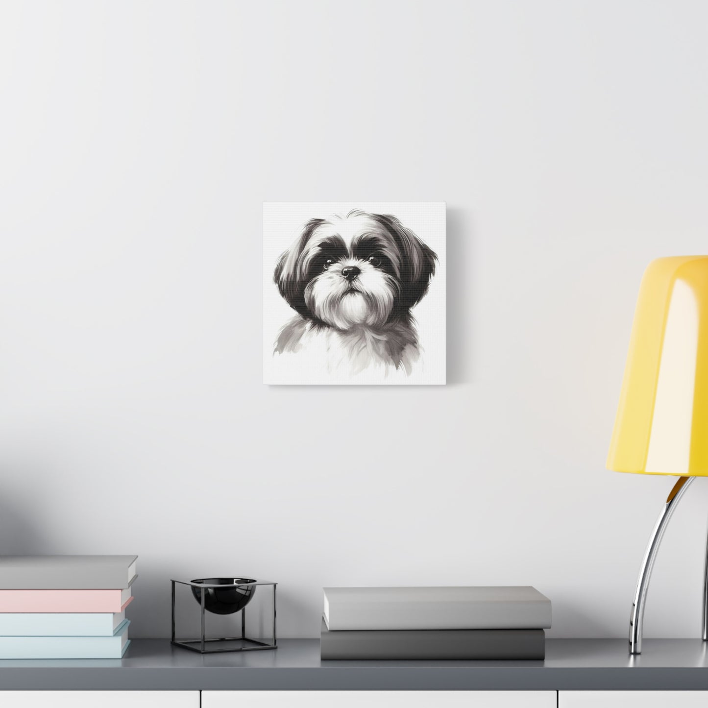Shih tzu painting