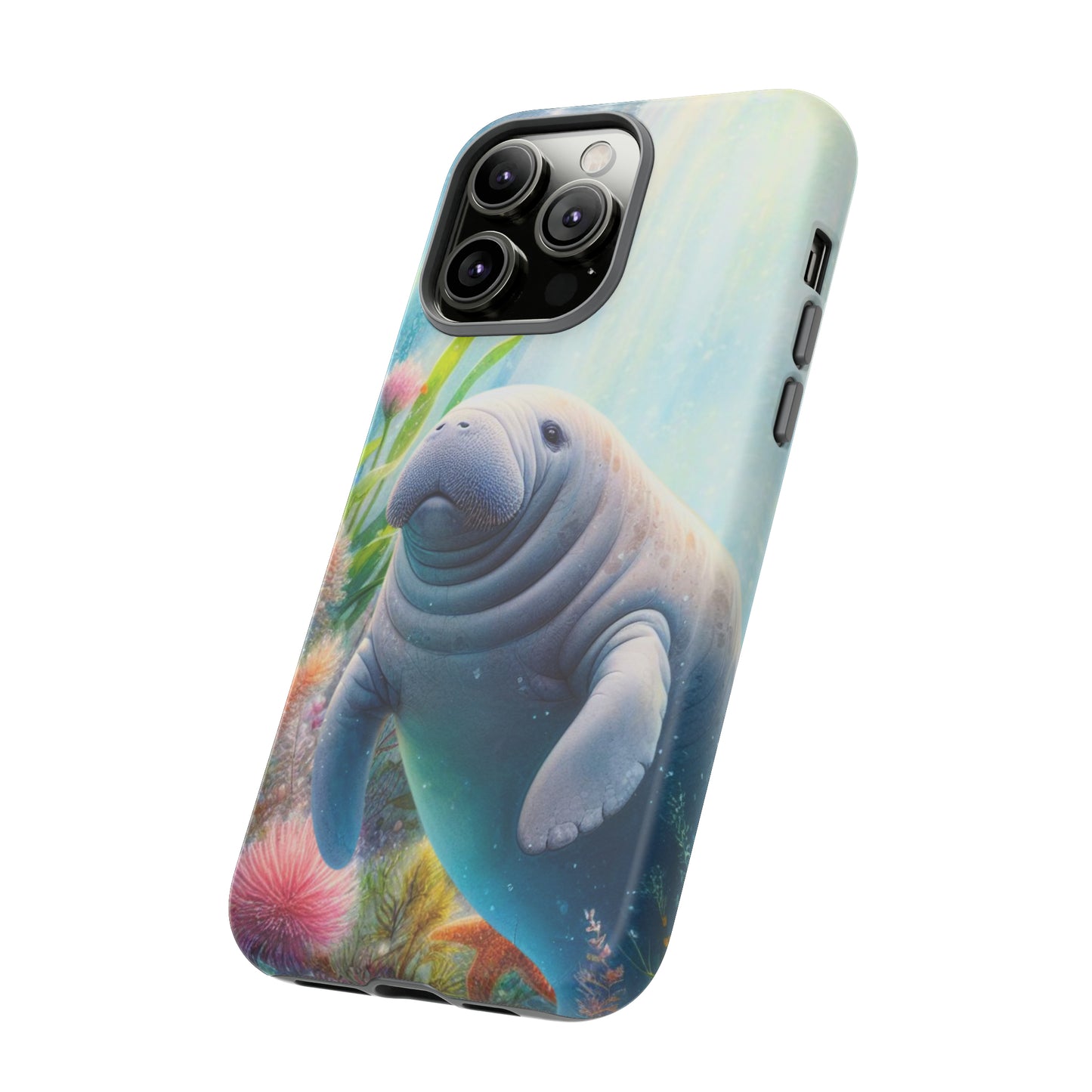 Manatee phone case protective