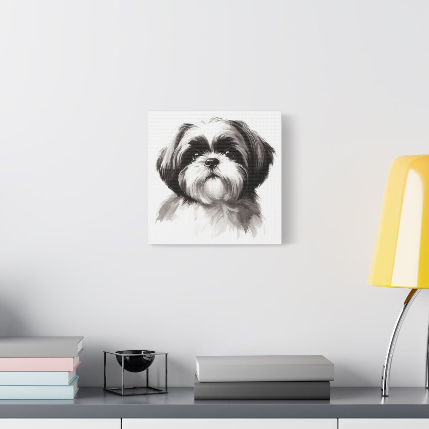 Shih tzu painting