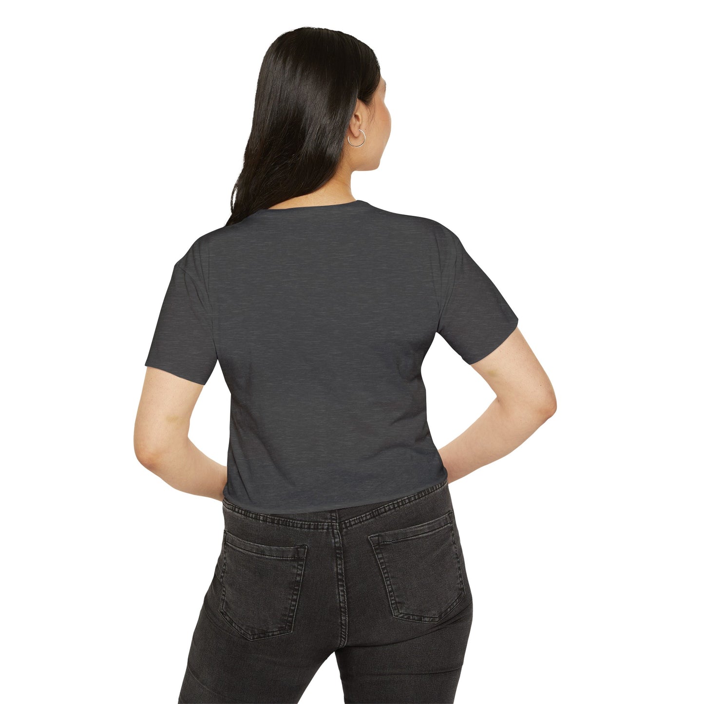 Gold Cropped Tee Women's