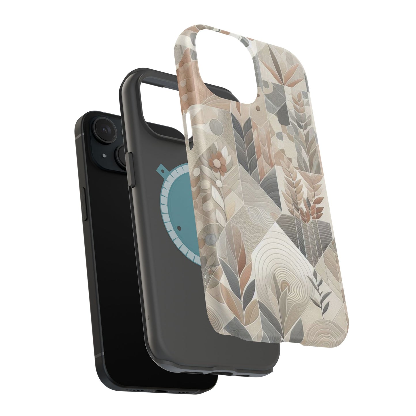 Boho Mosaic Phone Case Magnetic