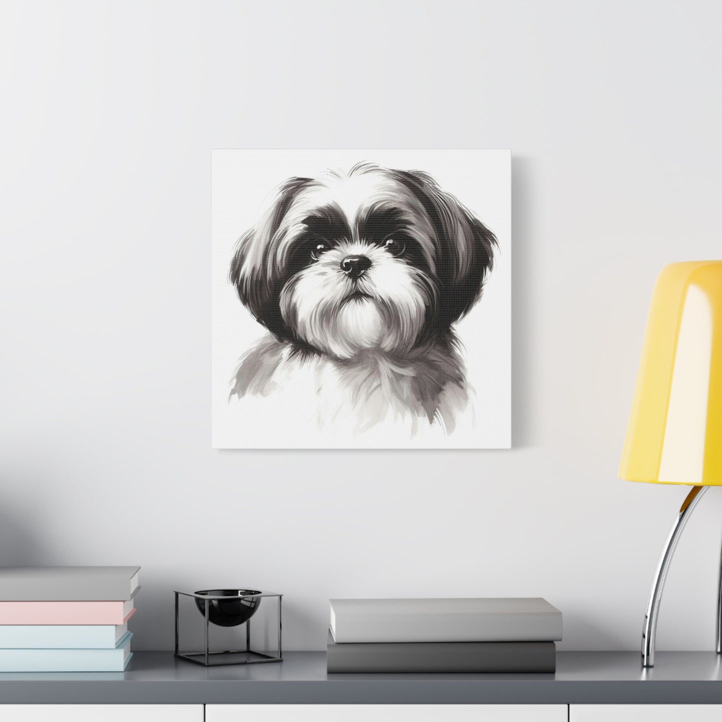 Shih tzu painting