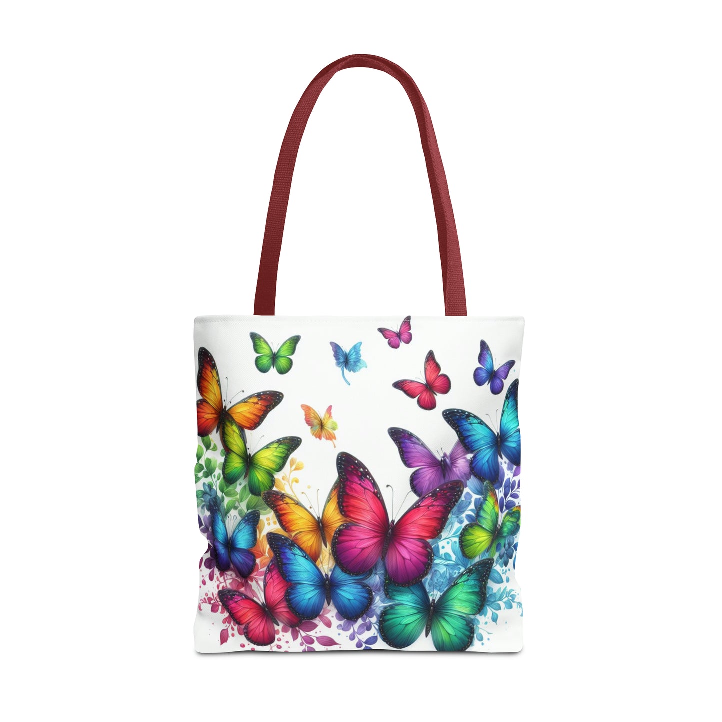 Rainbow Butterfly Tote Bag