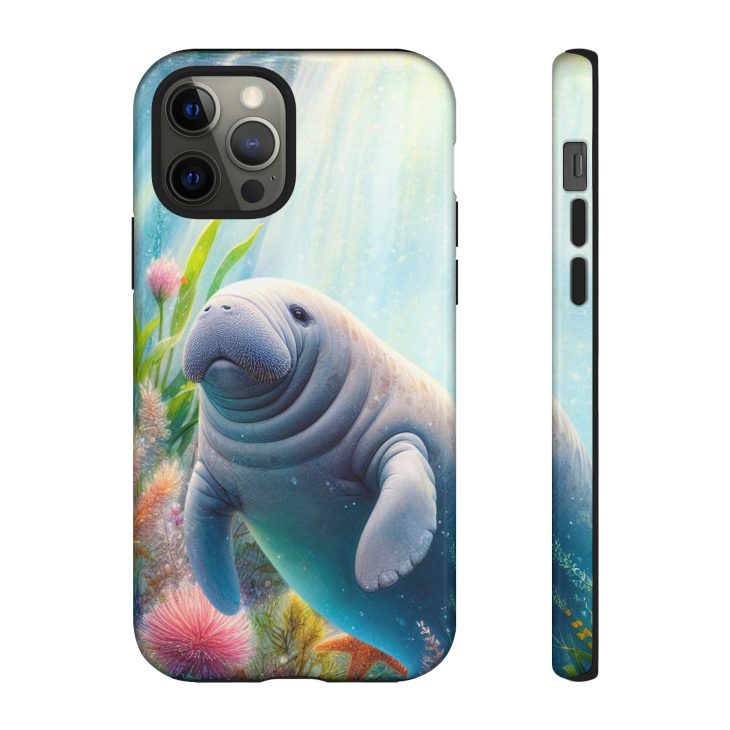 Manatee phone case protective