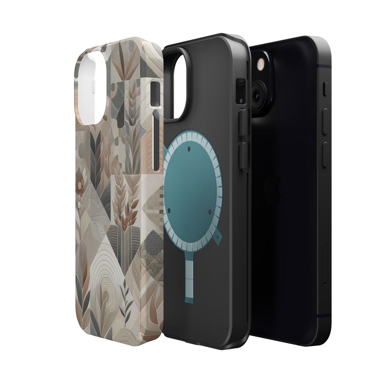 Boho Mosaic Phone Case Magnetic