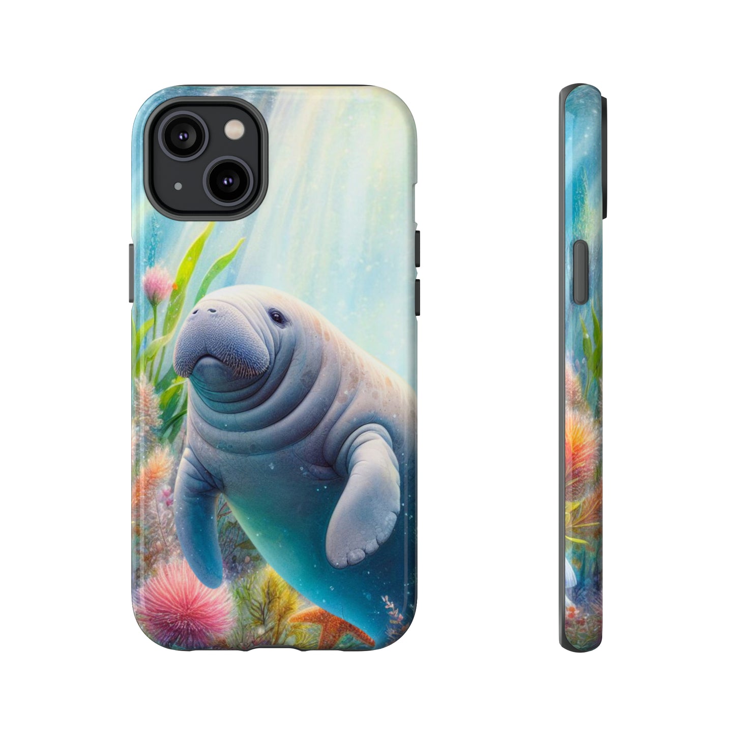 Manatee phone case protective