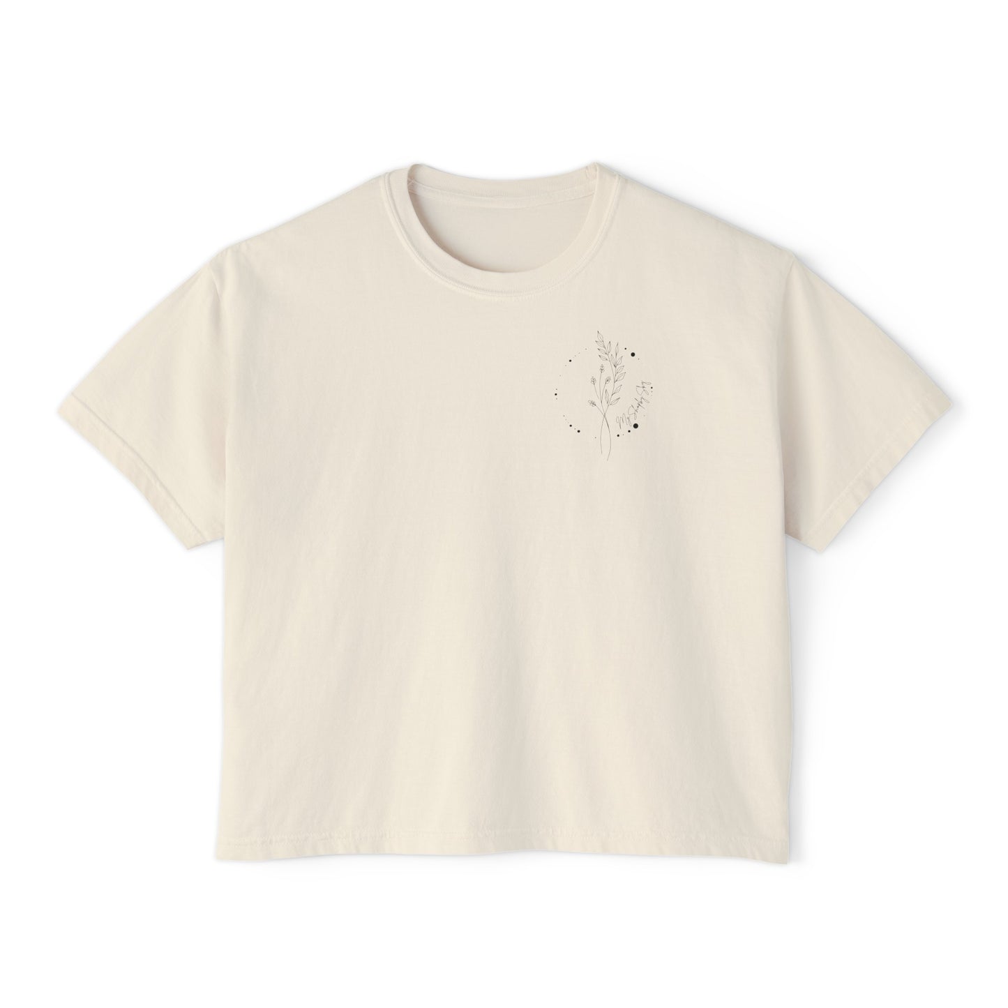 Flower Boxy Tee Women's