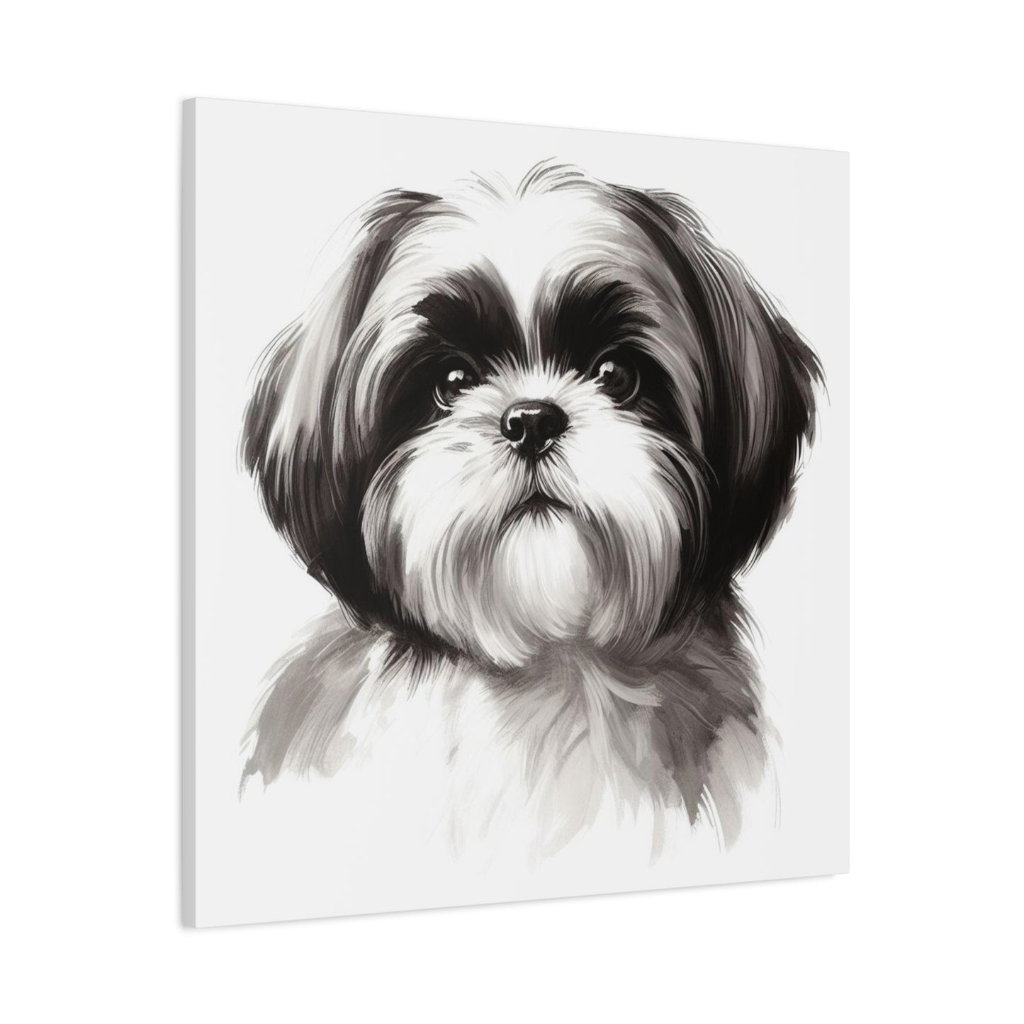 Shih tzu painting