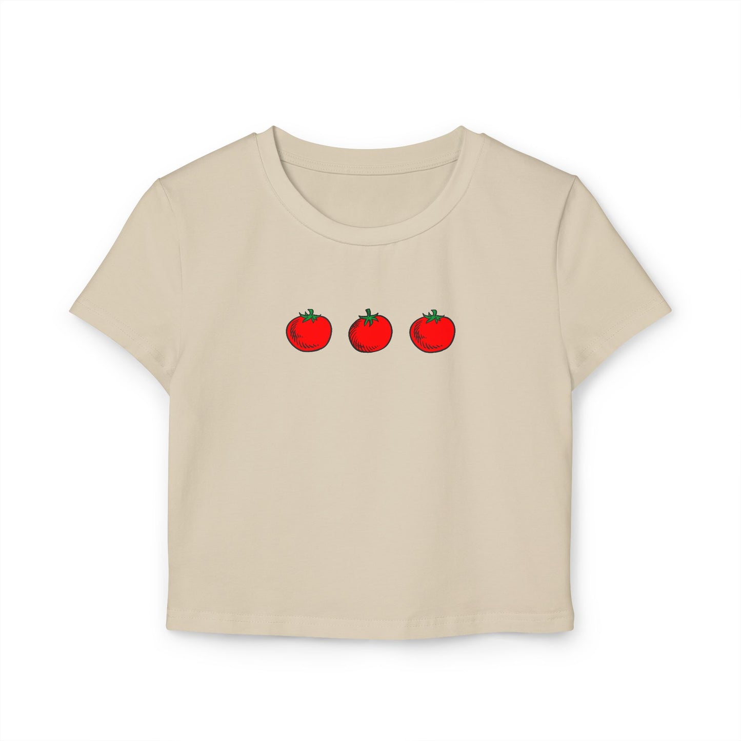 Tomato Baby Tee Shirt for Women