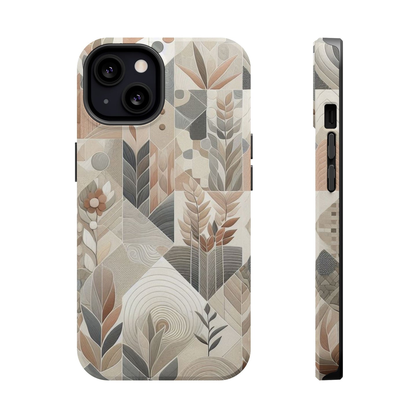 Boho Mosaic Phone Case Magnetic