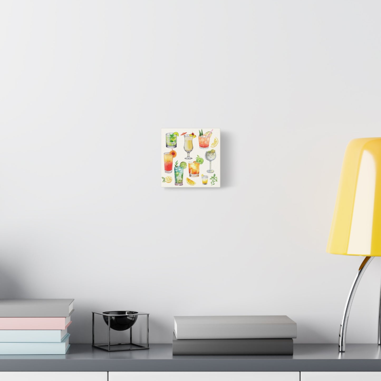 Watercolor Cocktails Canvas