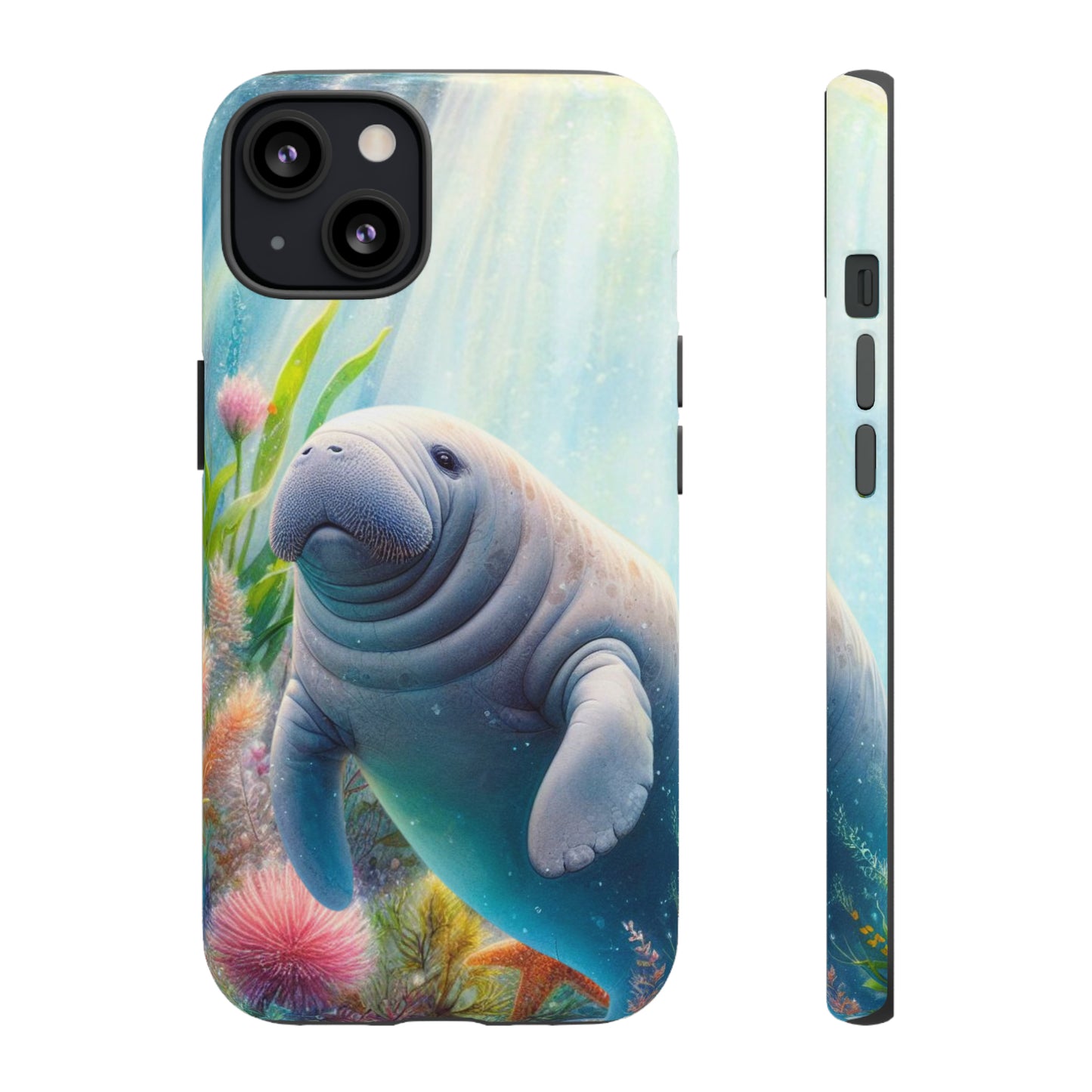 Manatee phone case protective