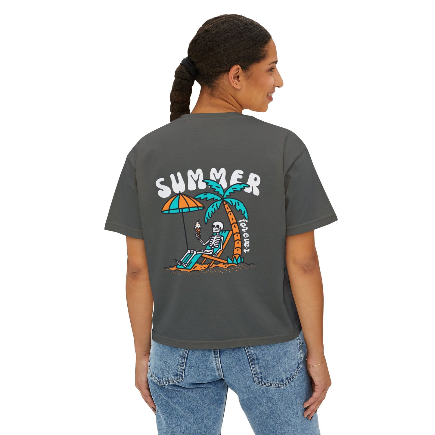 Summer Skeleton Women's Tee - Summerween Shirt