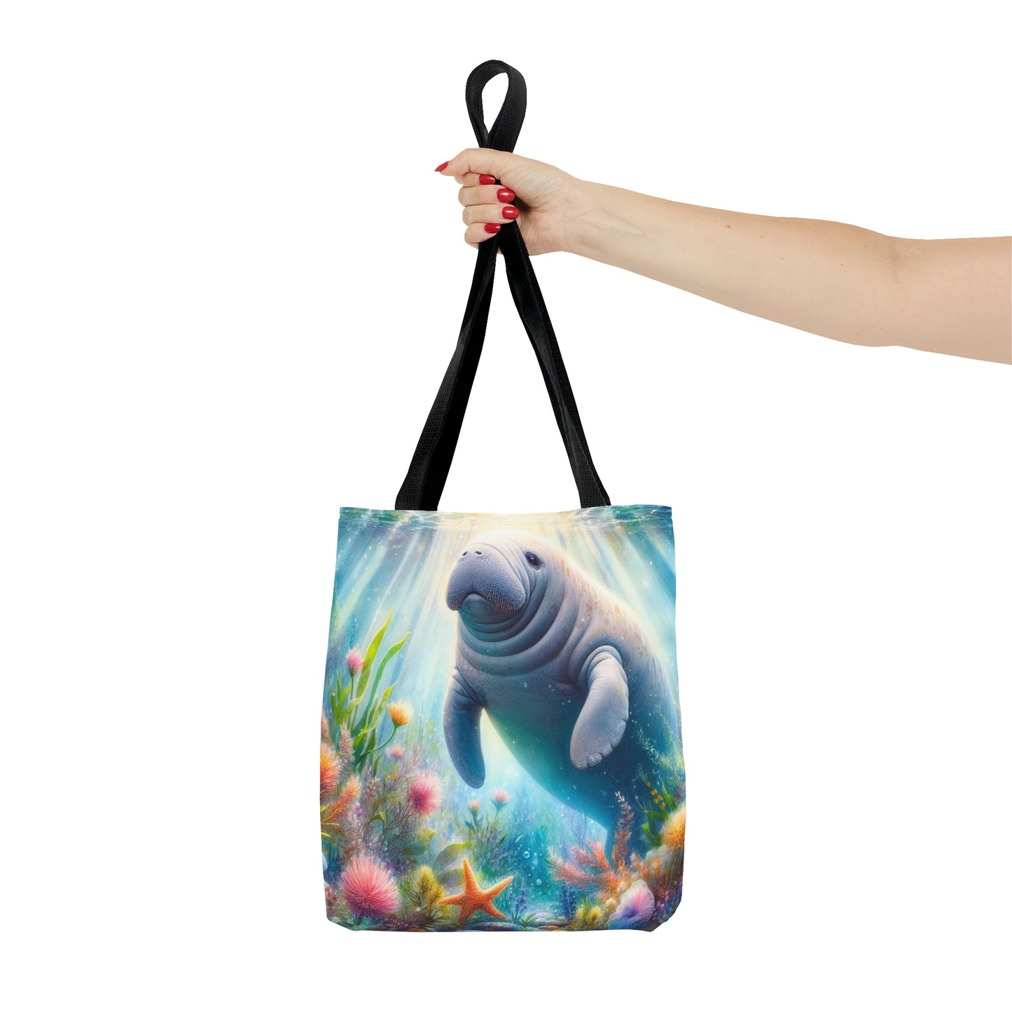 Manatee tote bag