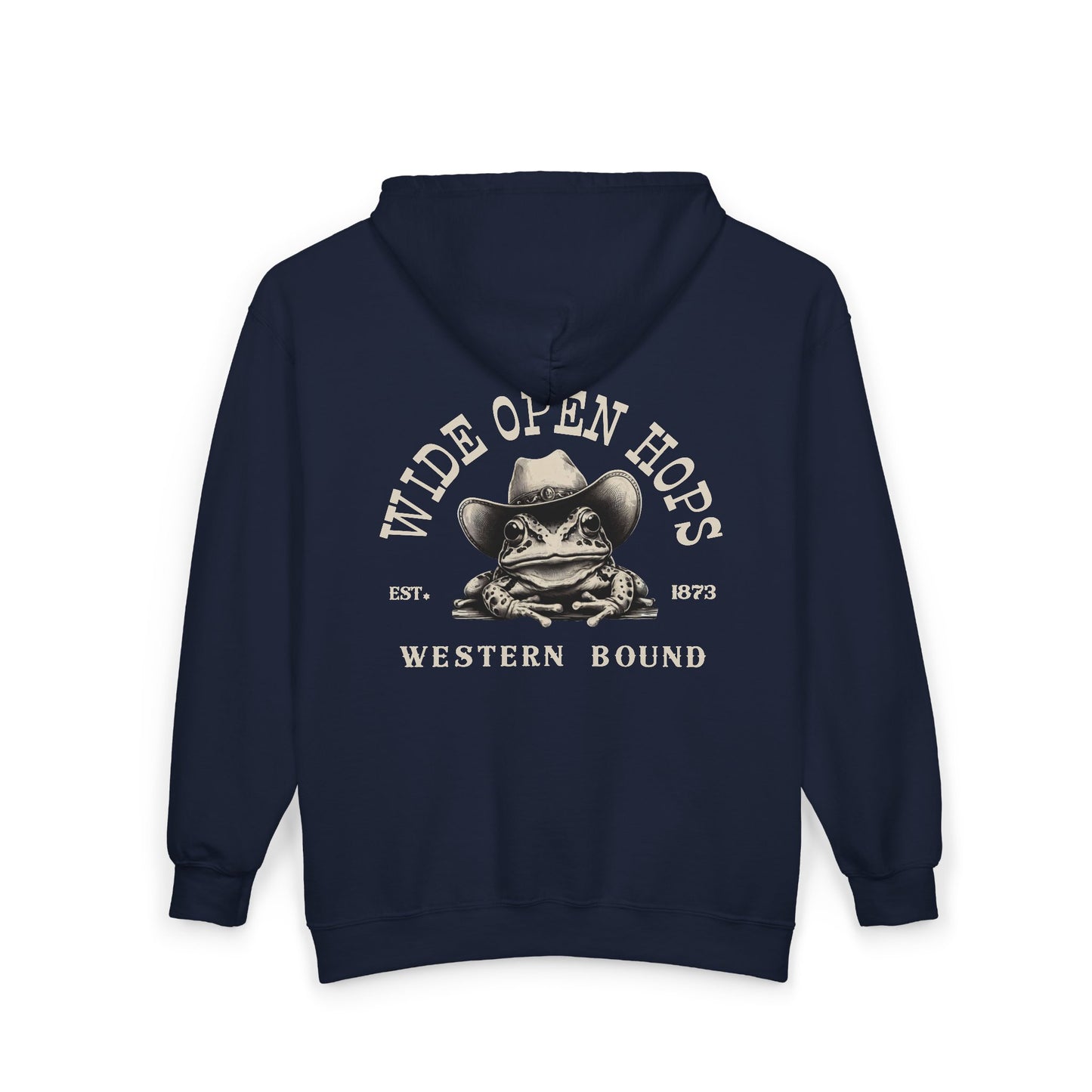 Western Frog Zip Up Hoodie