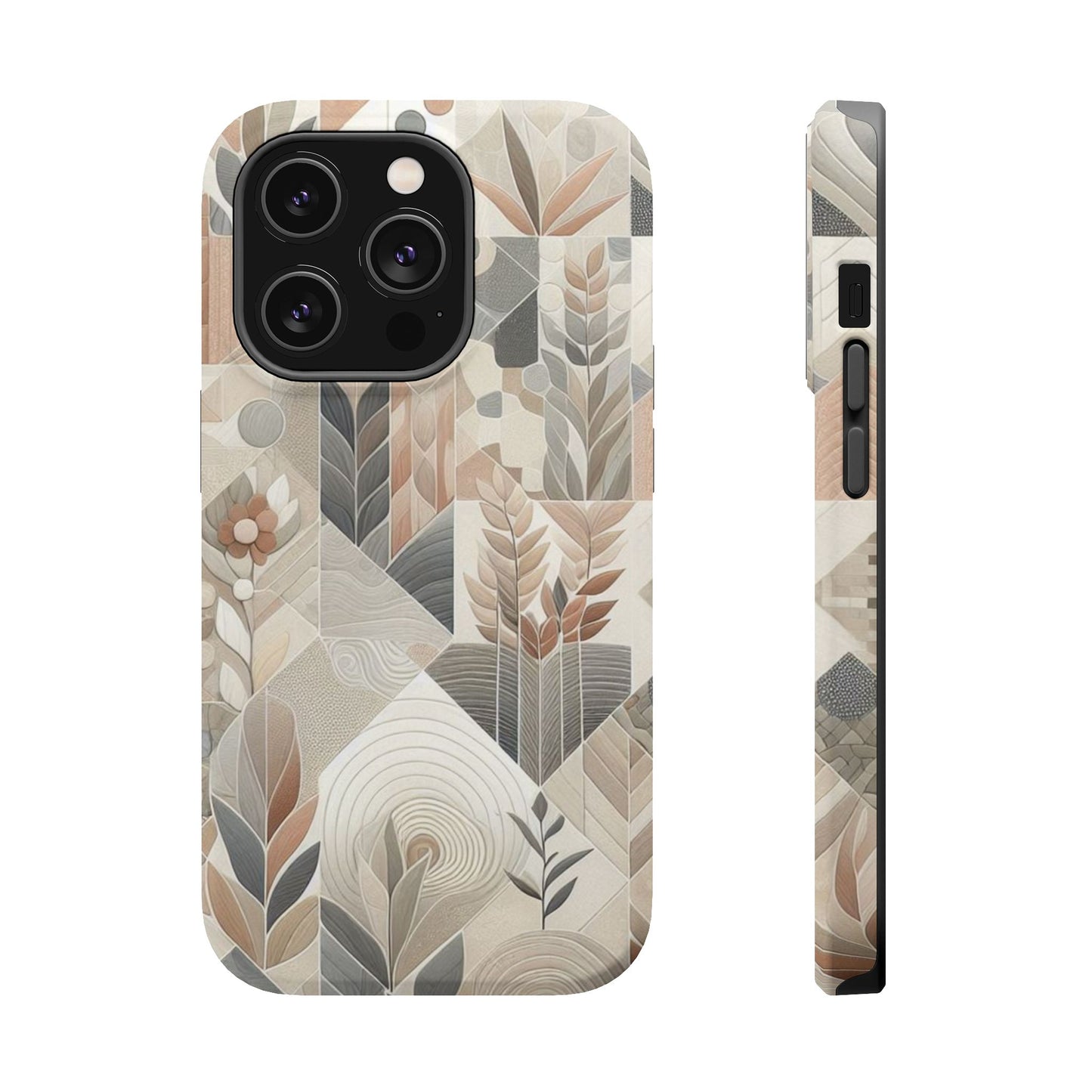 Boho Mosaic Phone Case Magnetic