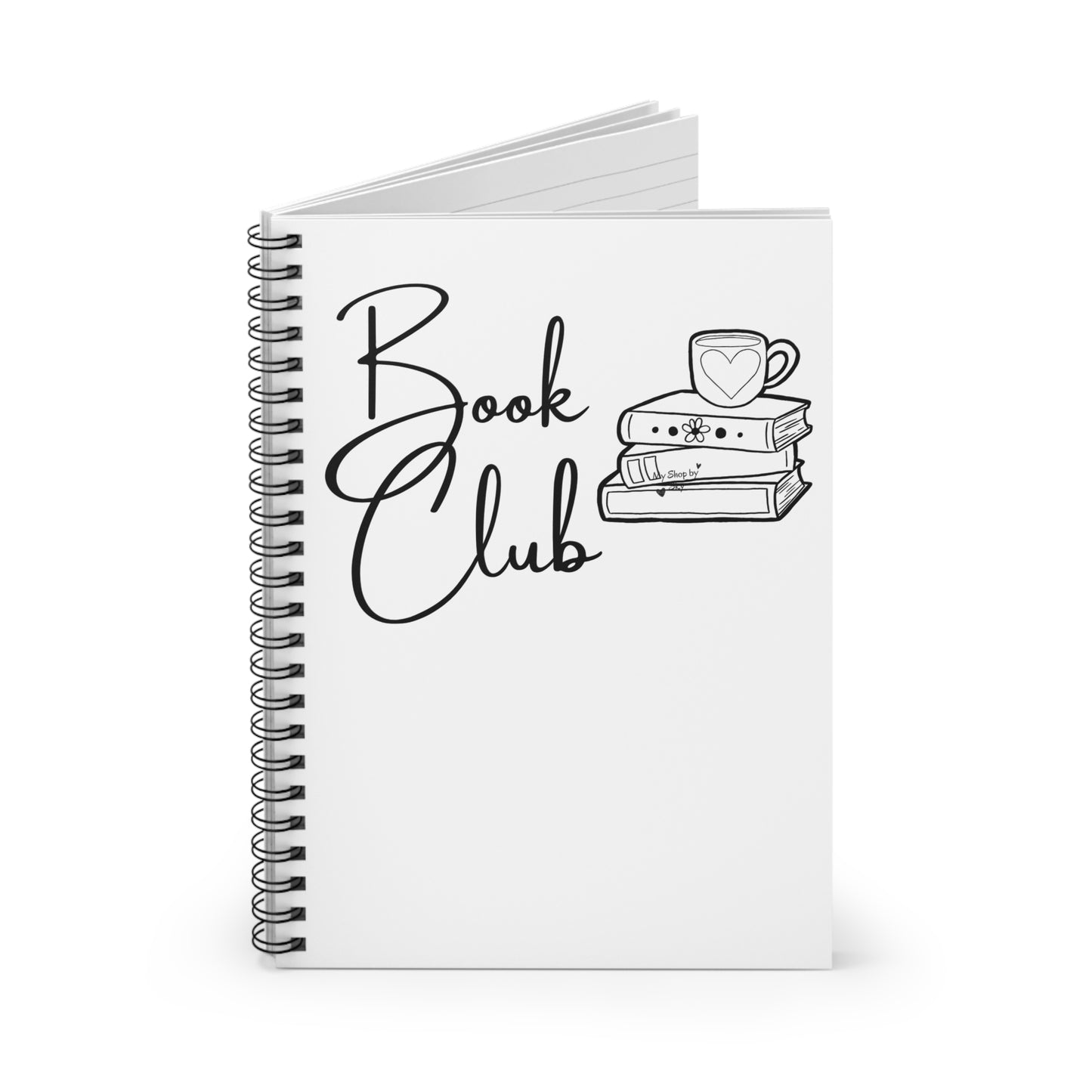 Book Club Spiral Notebook - Ruled Line
