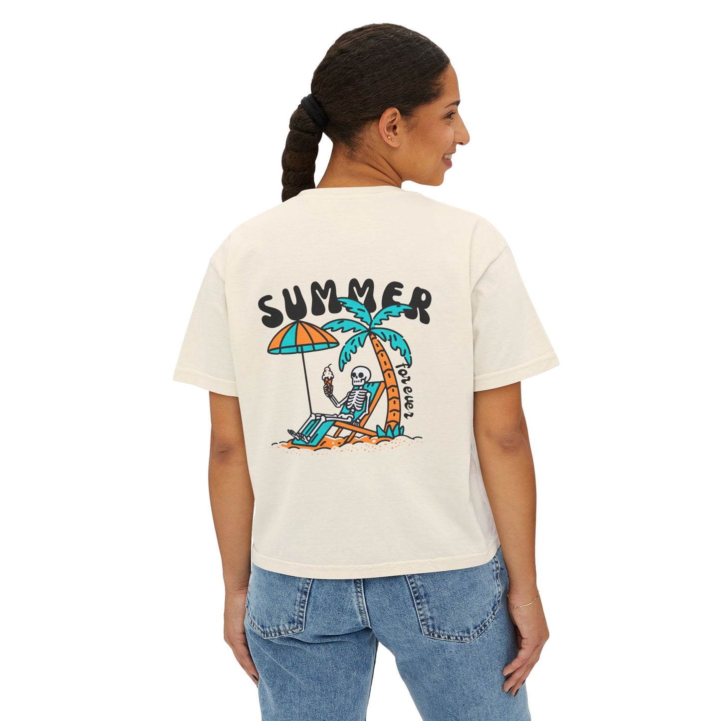 Summer Skeleton Women's Tee - Summerween Shirt