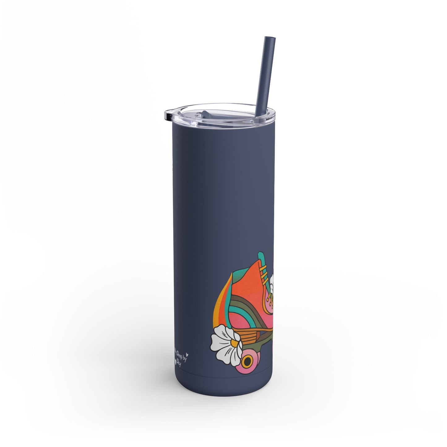 Disco Roller Skate Tumbler
