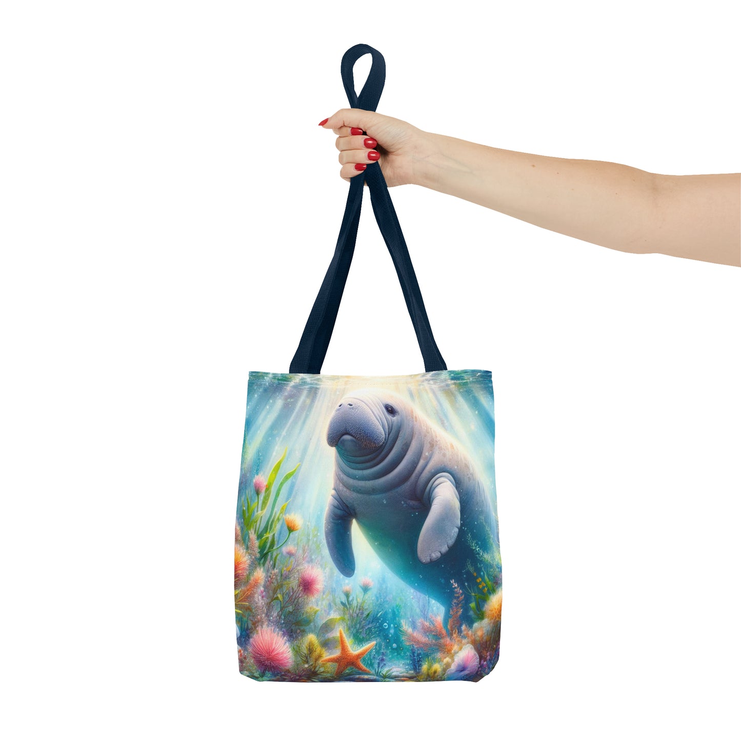 Manatee tote bag