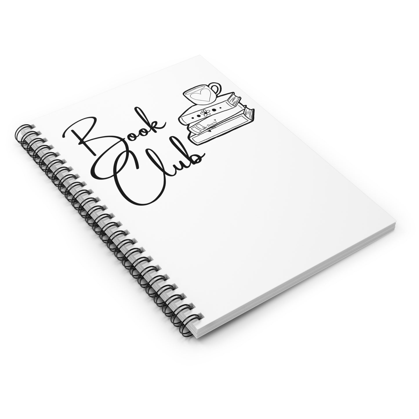 Book Club Spiral Notebook - Ruled Line