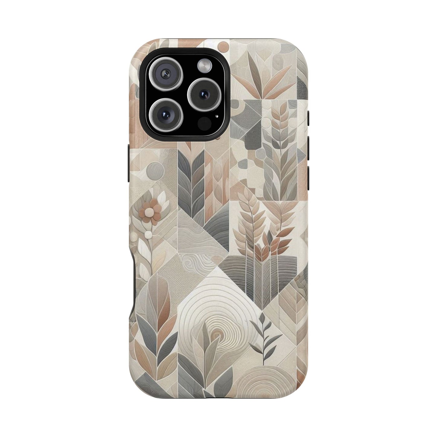Boho Mosaic Phone Case Magnetic