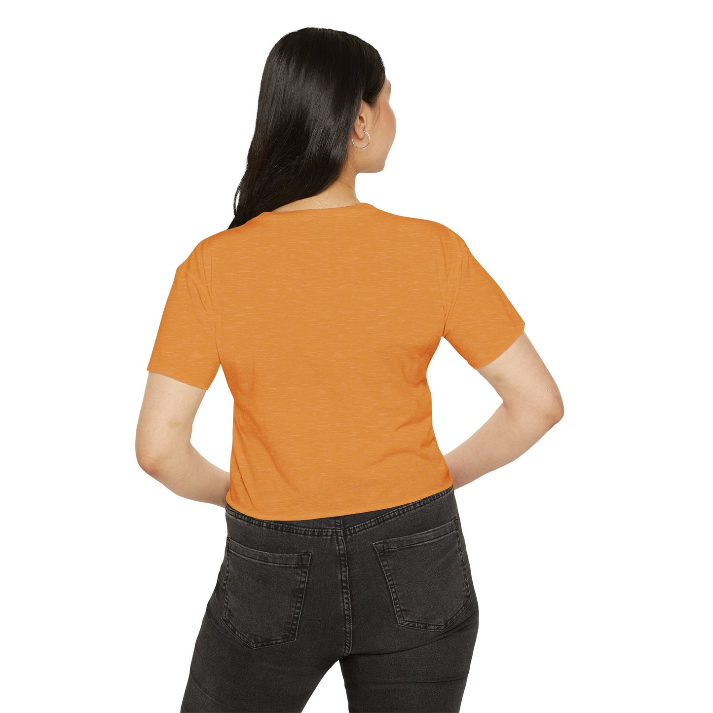 Gold Cropped Tee Women's