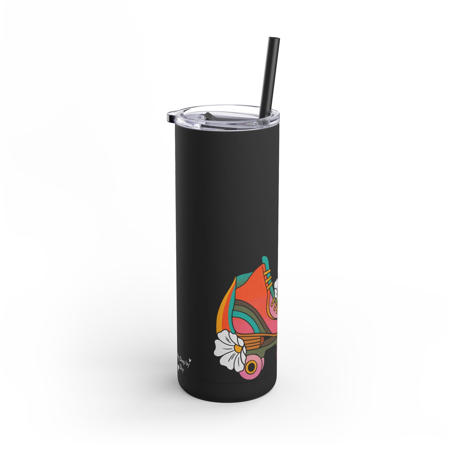 Disco Roller Skate Tumbler