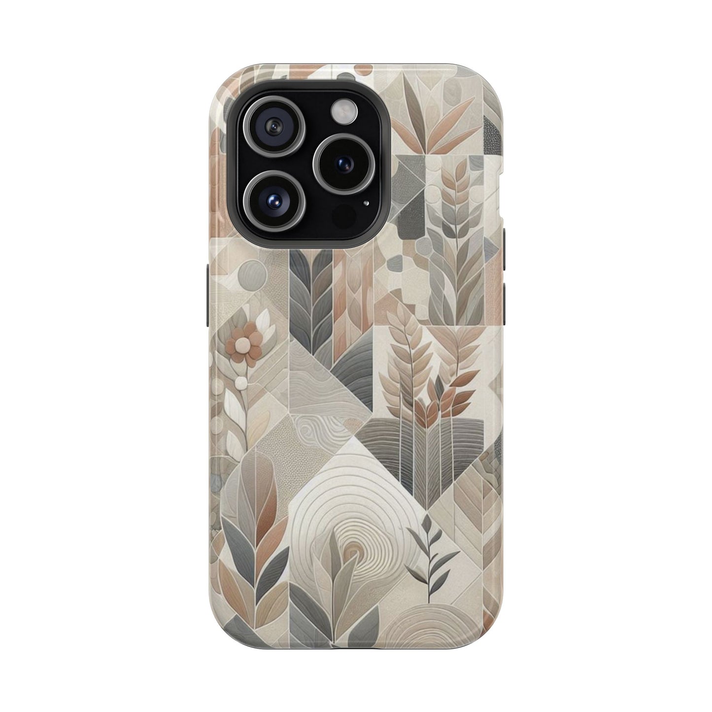 Boho Mosaic Phone Case Magnetic