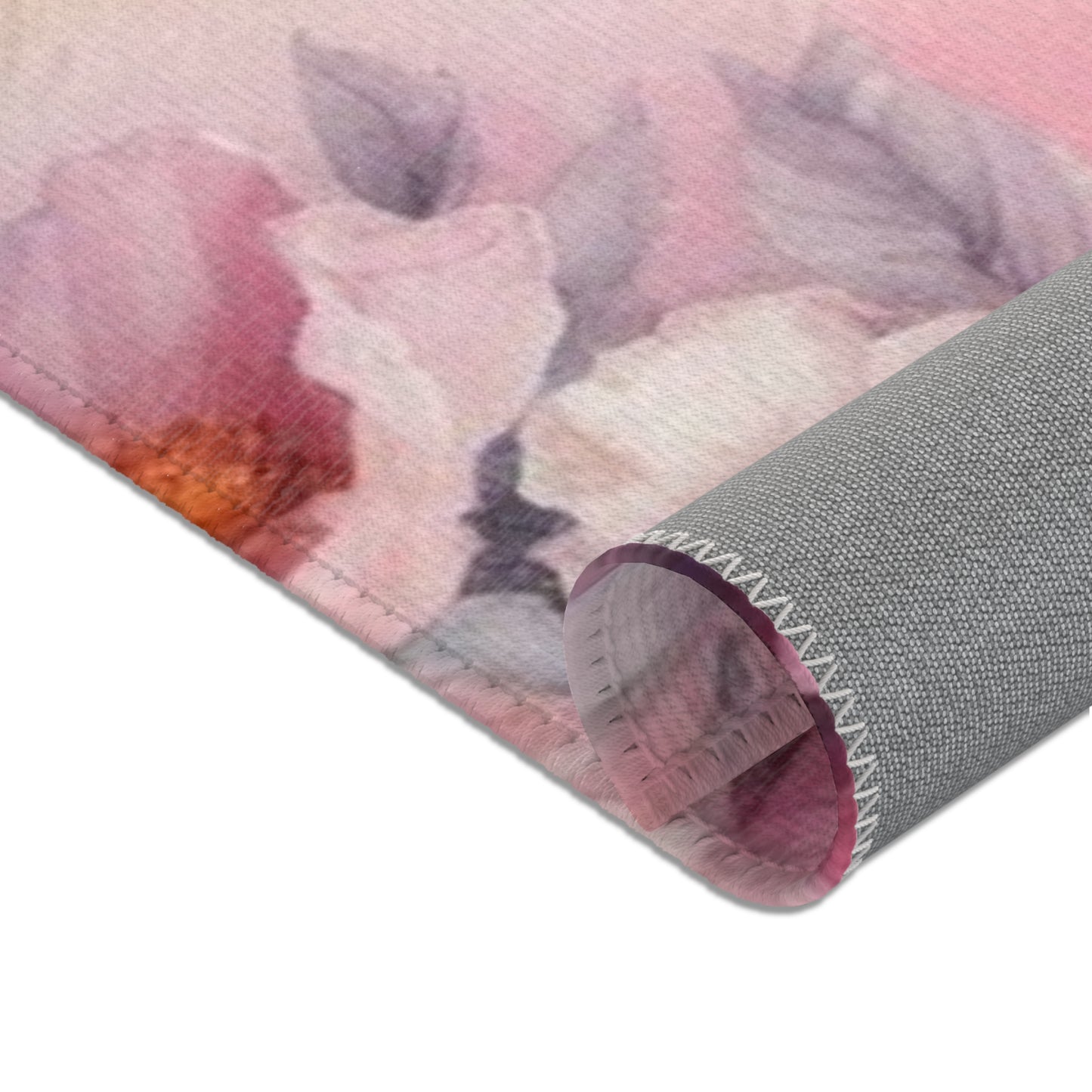 Pink Highland Cow Rug