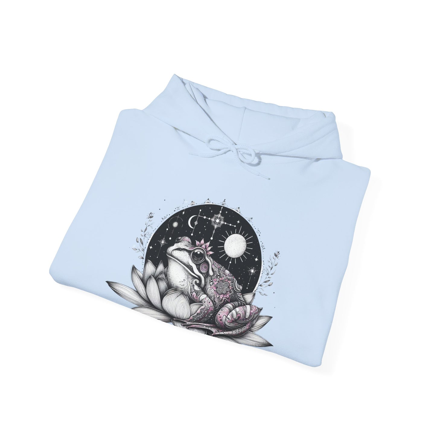 Lotus Flower Frog Hoodie