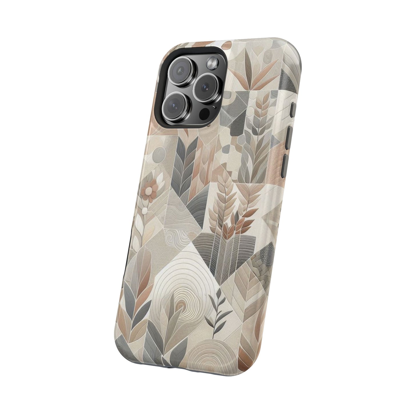 Boho Mosaic Phone Case Magnetic